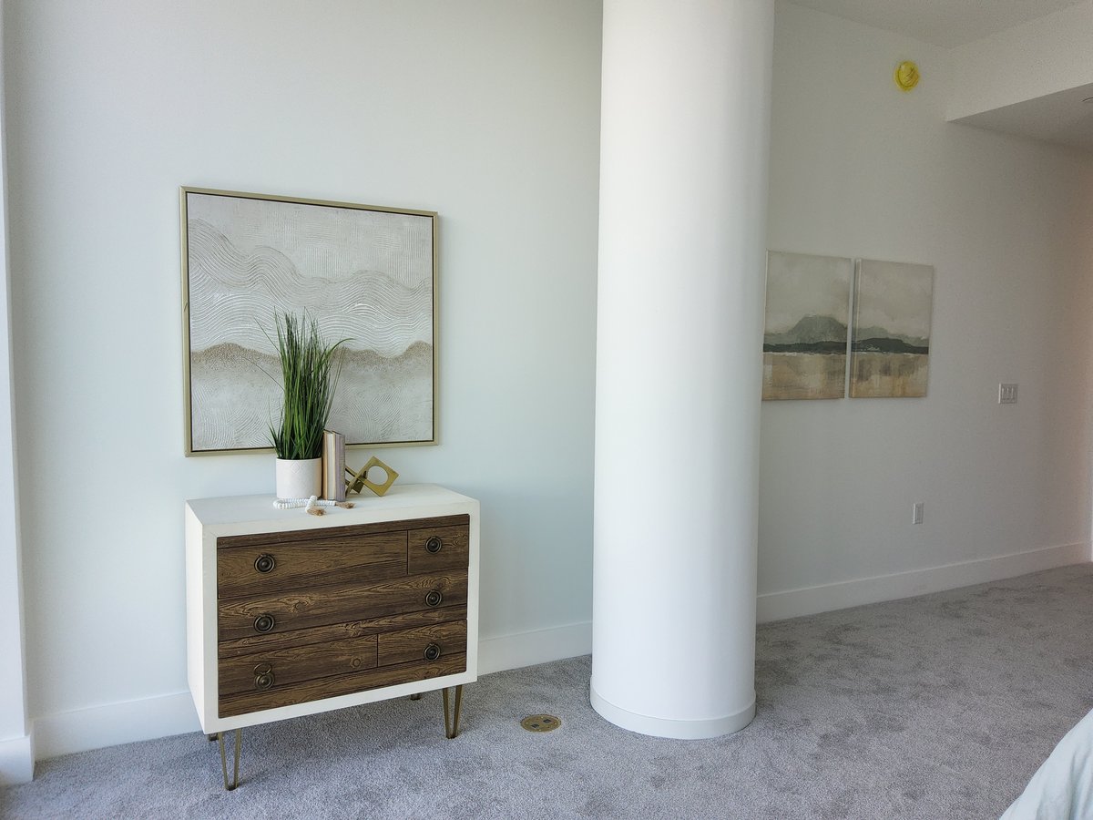 St. Pete Luxury Condo bedroom with dresser